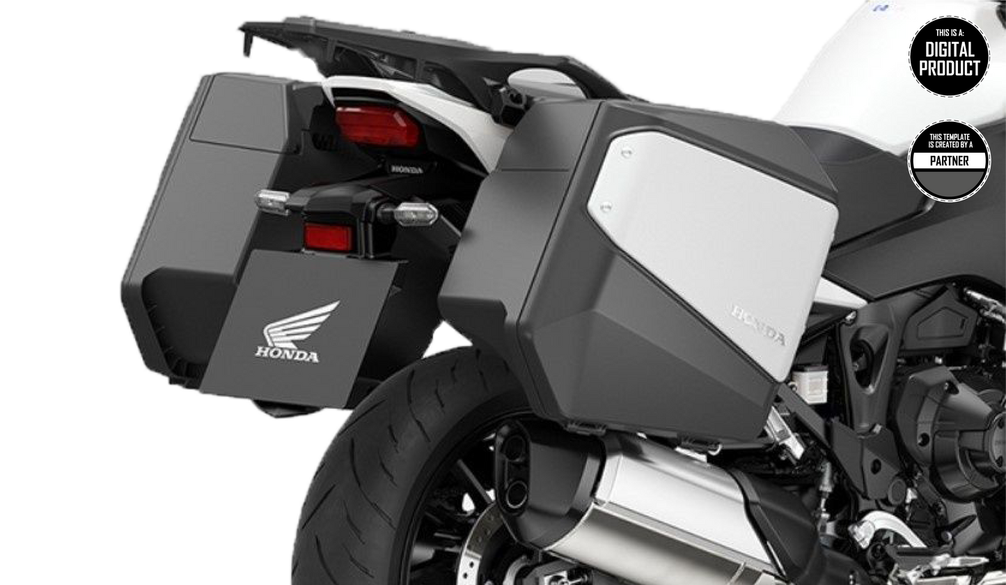 HONDA NT 1100 2022-2024 & NC 750 2021-2025 PANNIERS TEMPLATE
