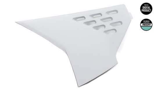 HUSQVARNA FC+TC+FE+TE 2025 ( FC 2024 Factory Edition ) AIR FILTER COVER TEMPLATE