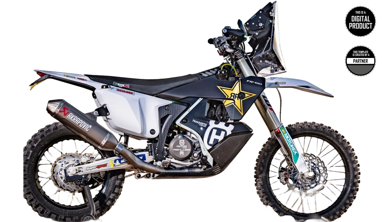HUSQVARNA 450 RALLY REPLICA 2025 TEMPLATE
