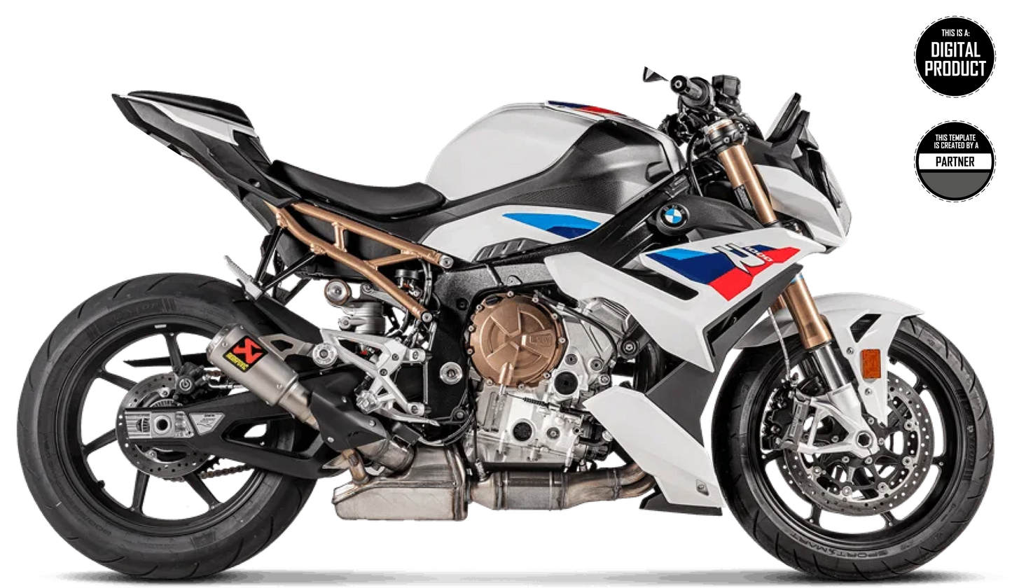 BMW S 1000 R 2019-2024 TEMPLATE