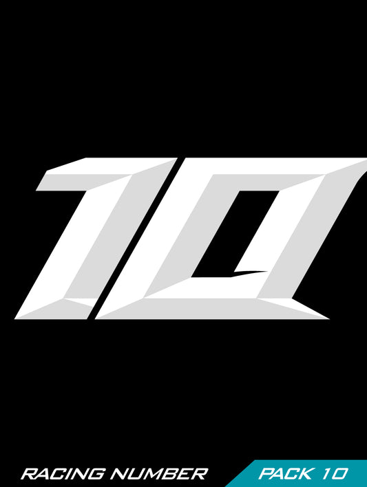 RACING NUMBER PACK 10