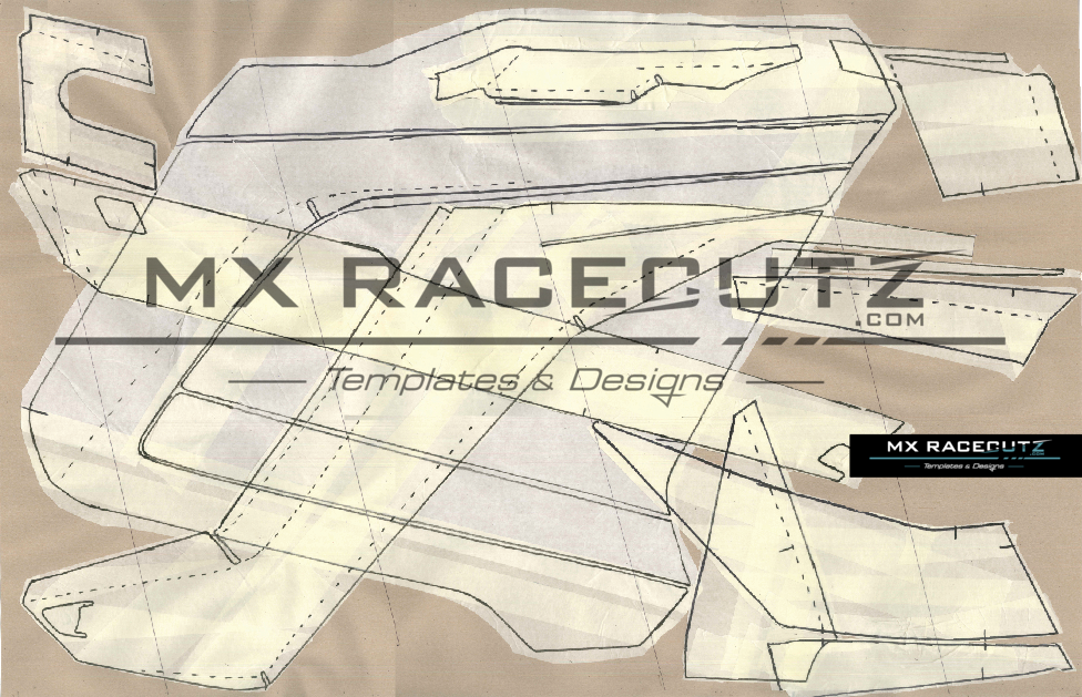 POLARIS RZR 1000 XP 2024-2025 - 2 SEATER TEMPLATE