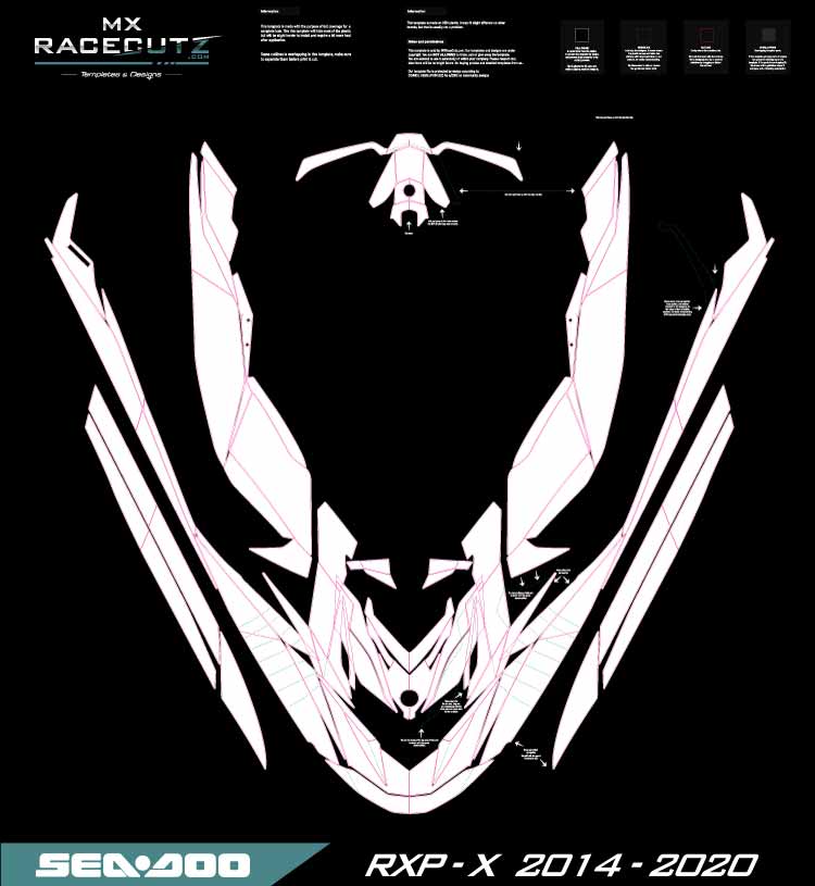 Seadoo RXP-X 2014-2020 Template