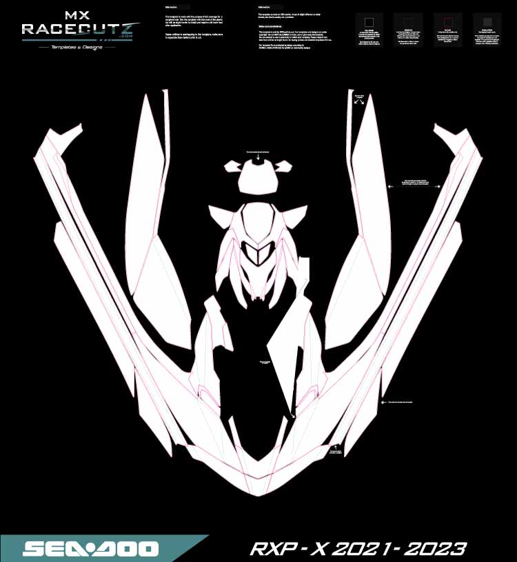 Seadoo RXP-X 2021-2023 Template