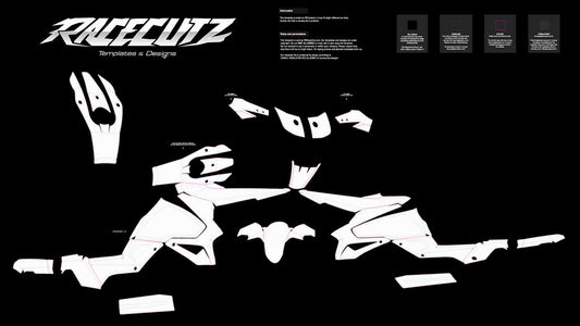 SUZUKI V-STORM DL 1050 DE & RE 2020-2025 TEMPLATE