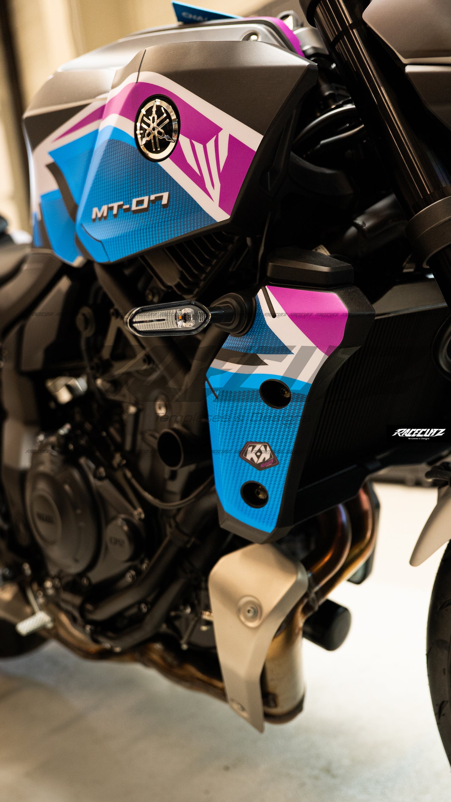 YAMAHA MT-07 2025 TEMPLATE