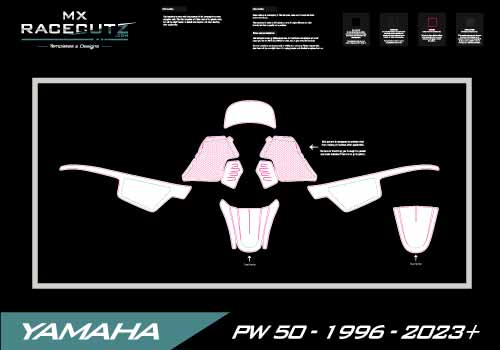 YAMAHA PW 50 1996-2026 TEMPLATE