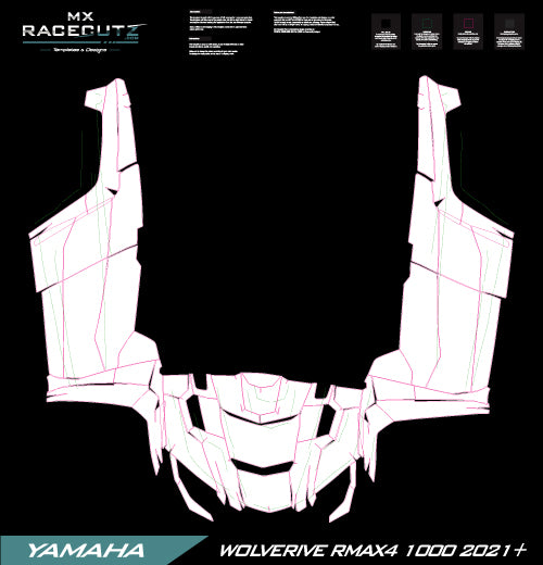 YAMAHA WOLVERINE RMAX4 1000 2021+ TEMPLATE