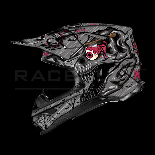 ALPINESTARS SM8+10 - BRAIN DEAD GREY DESIGN - SIZE MEDIUM