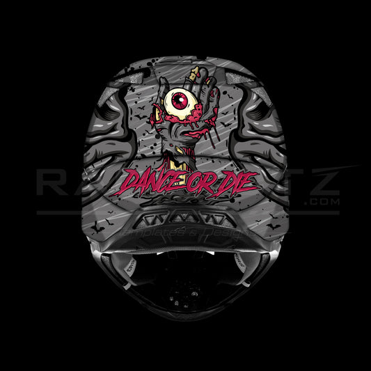 ALPINESTARS SM8+10 - BRAIN DEAD GREY DESIGN - SIZE MEDIUM