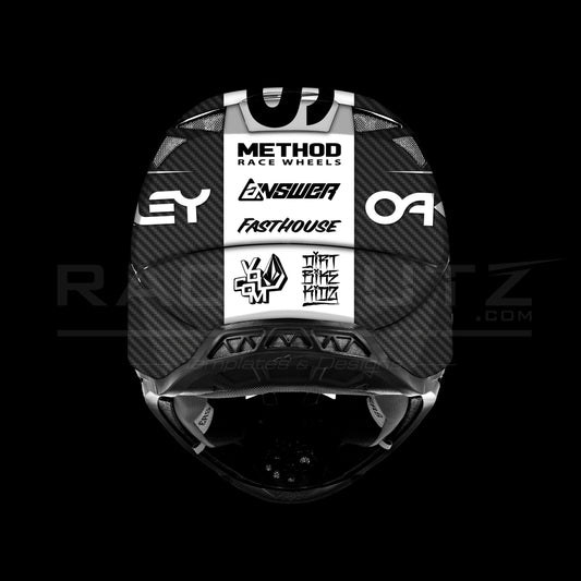 ALPINESTARS SM8+10 - THREE STRIPES CARBON DESIGN - SIZE MEDIUM