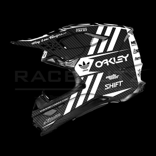 ALPINESTARS SM8+10 - THREE STRIPES CARBON DESIGN - SIZE LARGE