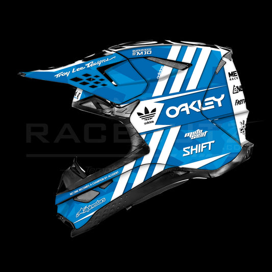 ALPINESTARS SM8+10 - THREE STRIPES BLUE DESIGN