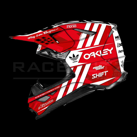 ALPINESTARS SM8+10 - THREE STRIPES RED DESIGN