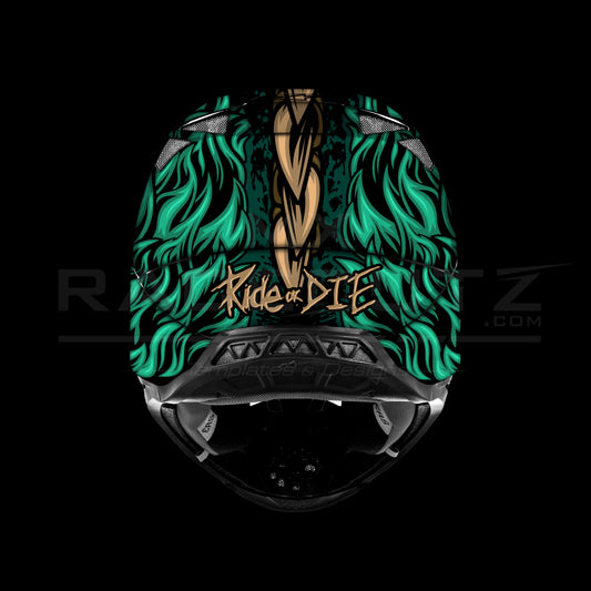 ALPINESTARS SM8+10 - DEMON FUR TURQUOISE DESIGN