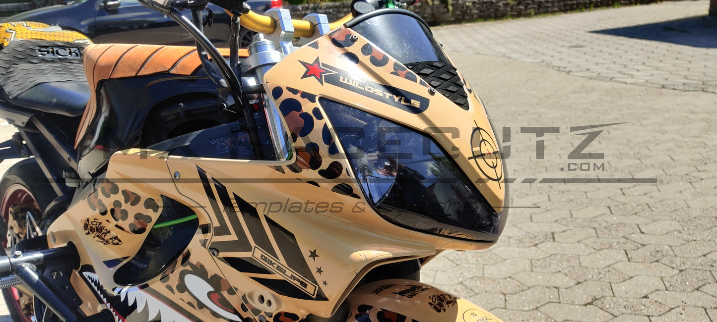 HONDA CBR 600 F4I 2001-2006 STUNT TEMPLATE