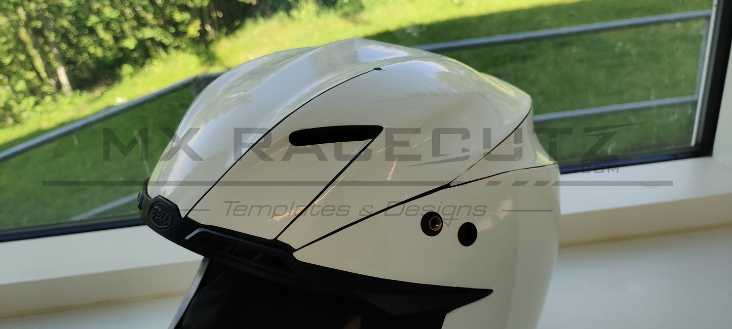 BELL MOTO 9 + FLEX - SIZE MEDIUM & LARGE TEMPLATE