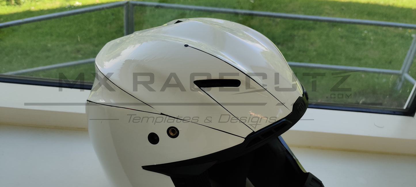 BELL MOTO 9 + FLEX - SIZE MEDIUM & LARGE TEMPLATE