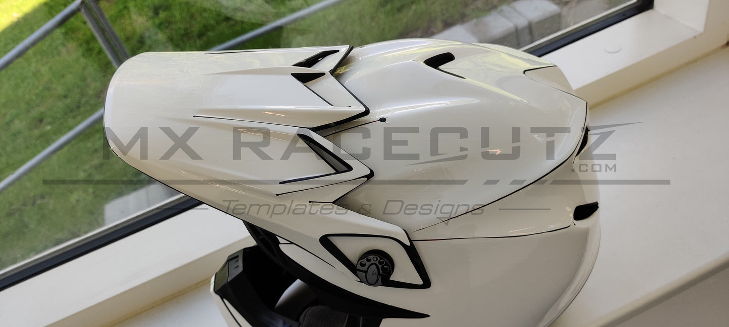 BELL MOTO 9 + FLEX - SIZE MEDIUM & LARGE TEMPLATE