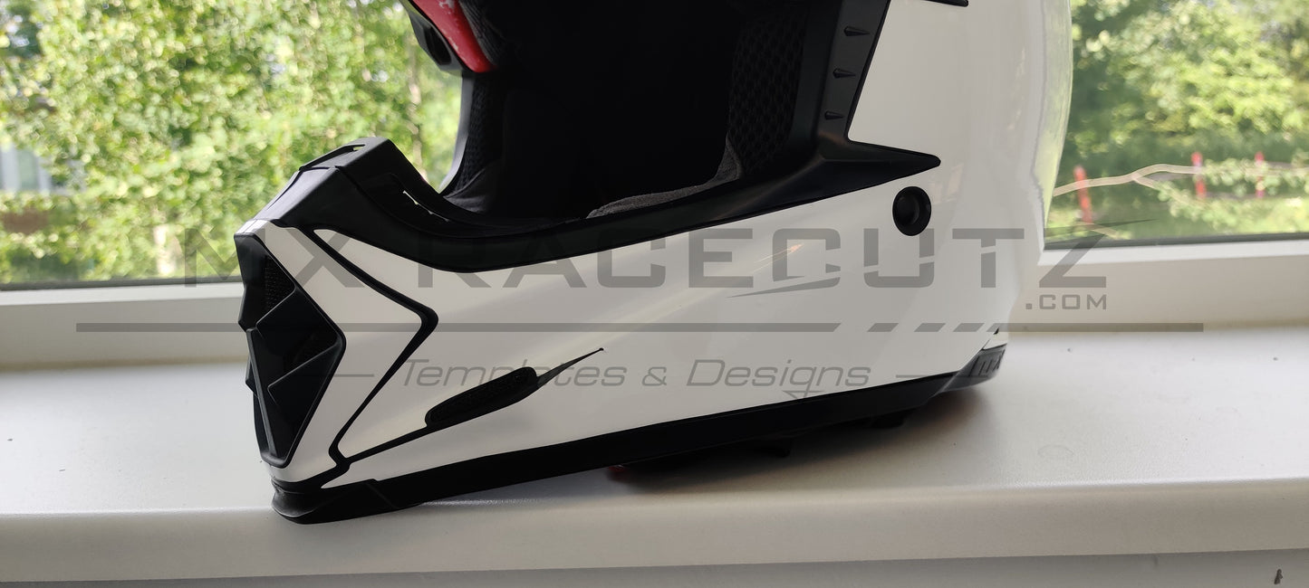BELL MOTO 9 + FLEX - SIZE MEDIUM & LARGE TEMPLATE