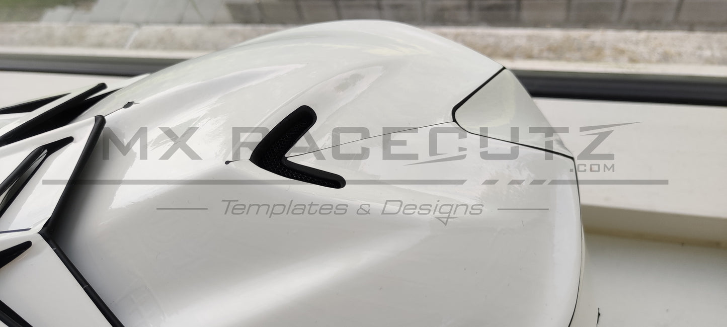 BELL MOTO 9 + FLEX - SIZE MEDIUM & LARGE TEMPLATE