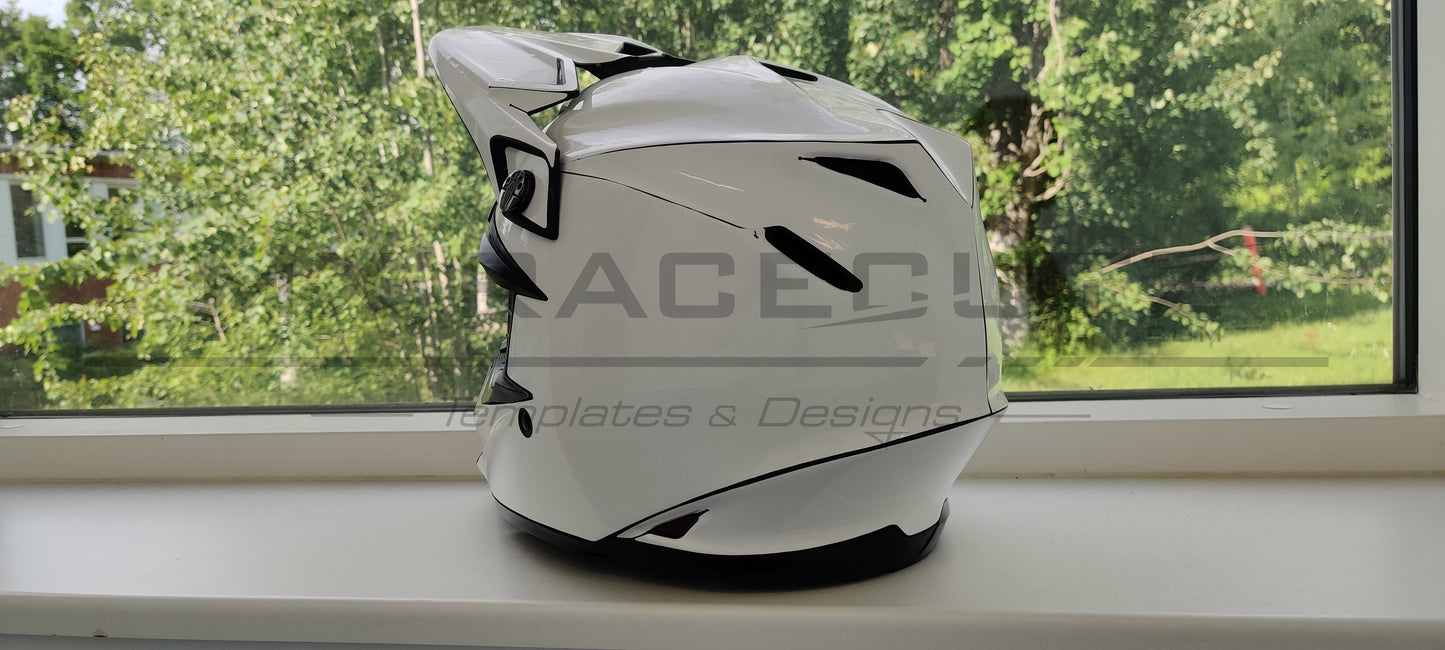 BELL MOTO 9 + FLEX - SIZE MEDIUM & LARGE TEMPLATE