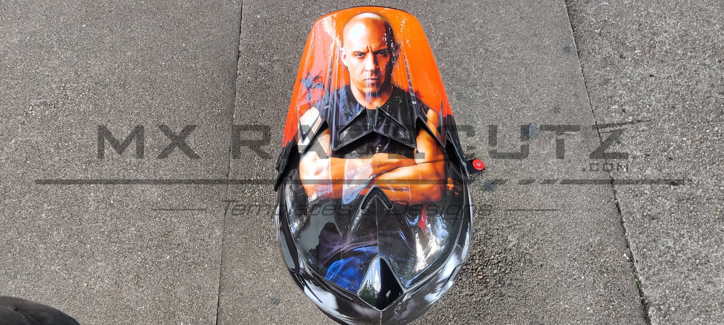BELL MOTO 9 + FLEX - SIZE MEDIUM & LARGE TEMPLATE