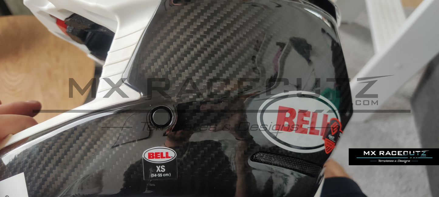 BELL MOTO 10 - SIZE XSMALL & SMALL TEMPLATES