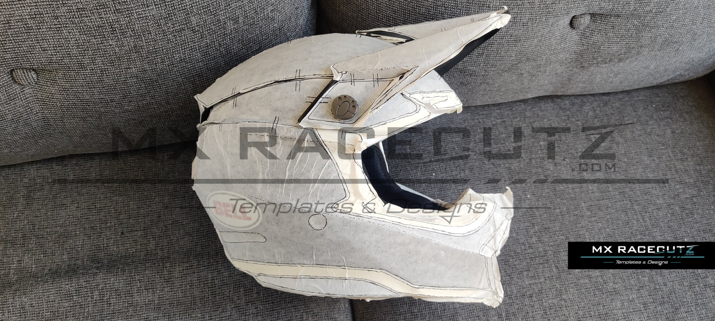 BELL MOTO 10 - SIZE XSMALL & SMALL TEMPLATES