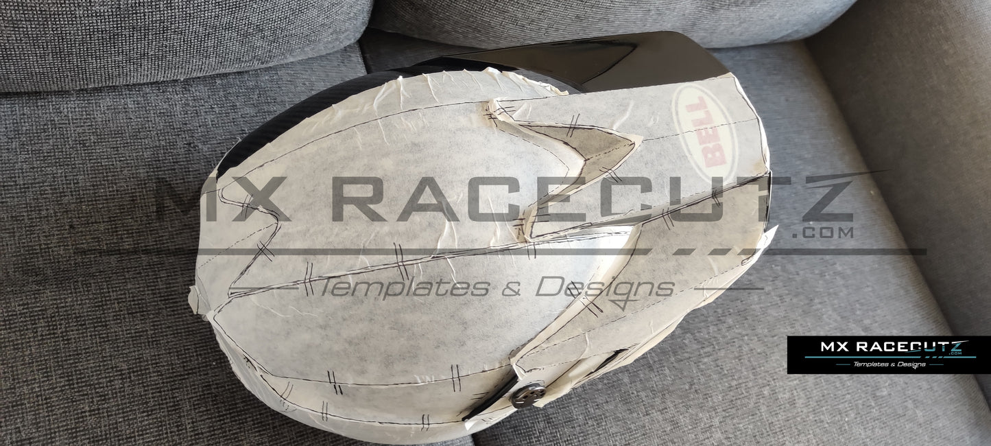 BELL MOTO 10 - SIZE XSMALL & SMALL TEMPLATES