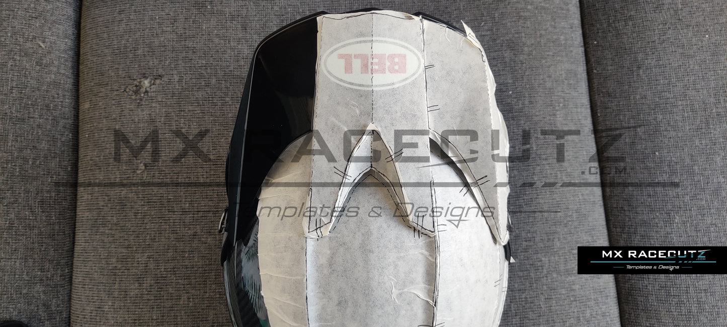BELL MOTO 10 - SIZE XSMALL & SMALL TEMPLATES
