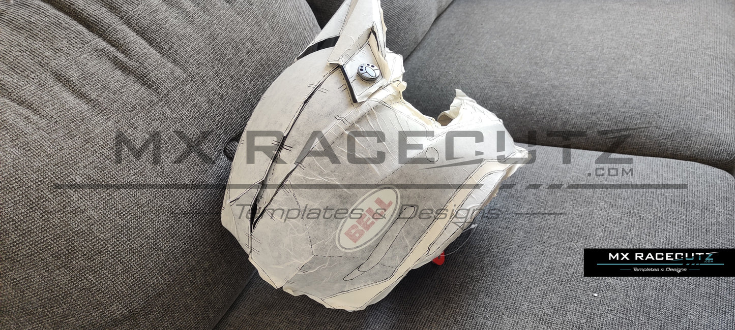 BELL MOTO 10 - SIZE XSMALL & SMALL TEMPLATES