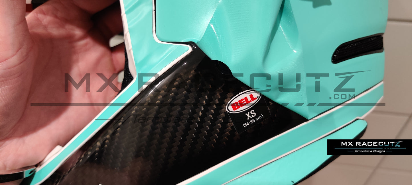 BELL MOTO 10 - SIZE XSMALL & SMALL TEMPLATES