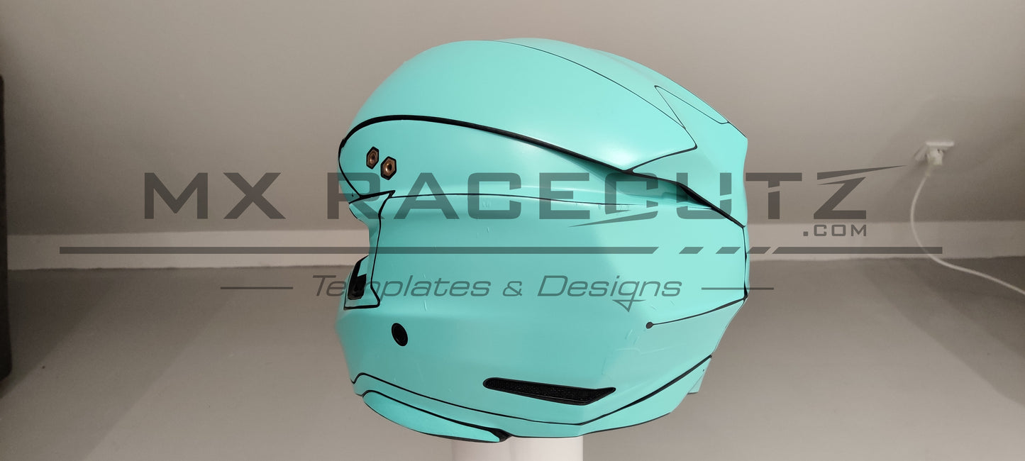 BELL MOTO 10 - SIZE MEDIUM & LARGE TEMPLATE