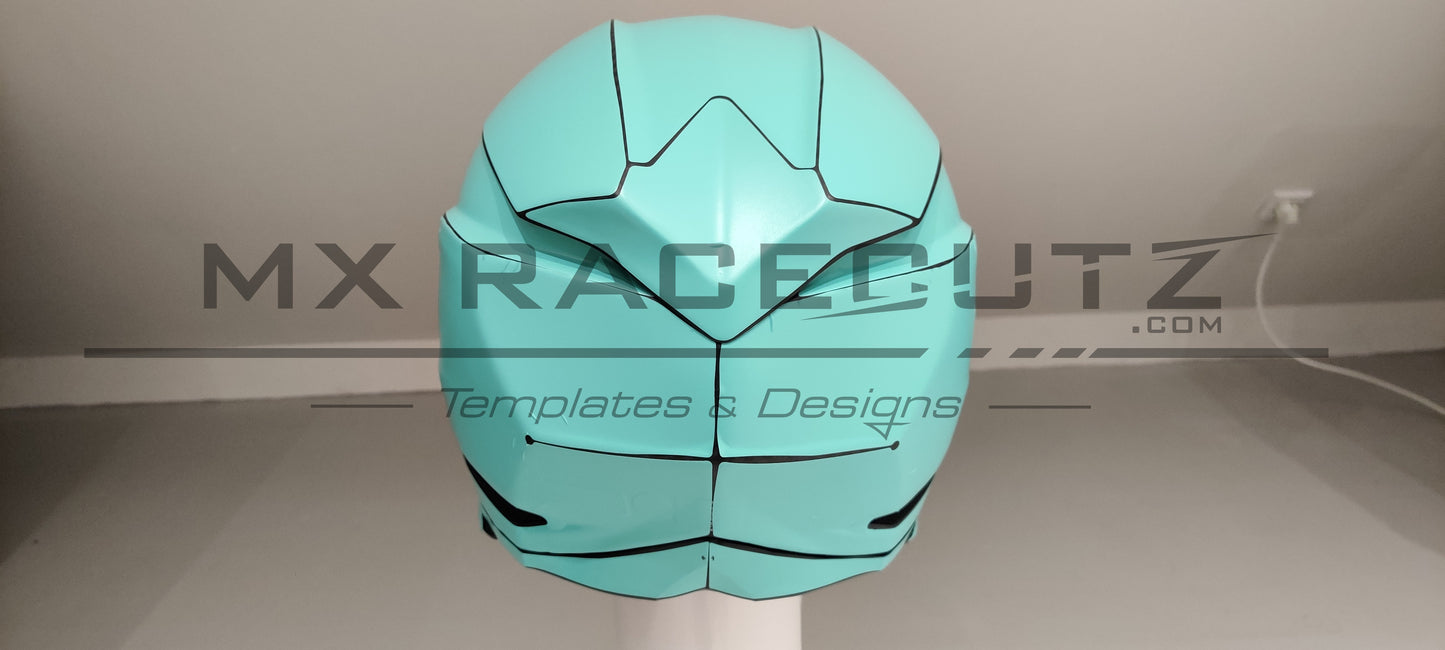 BELL MOTO 10 - SIZE MEDIUM & LARGE TEMPLATE