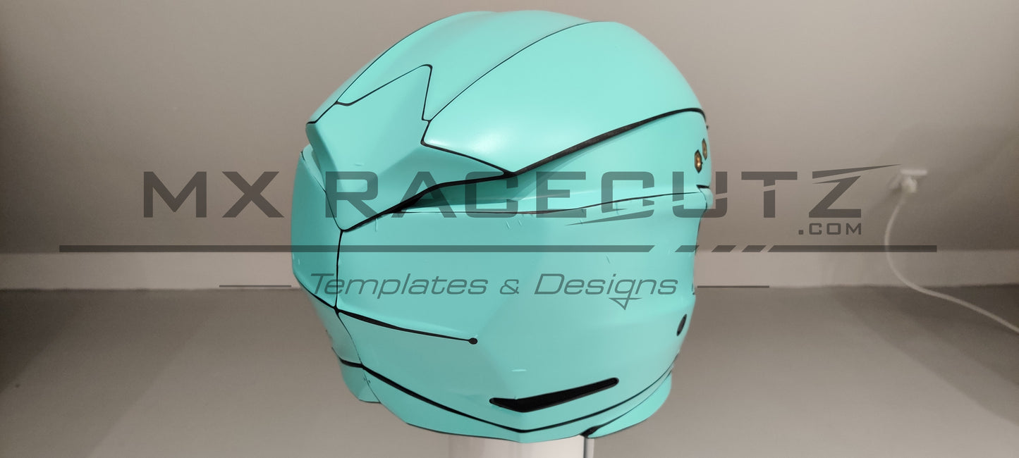 BELL MOTO 10 - SIZE MEDIUM & LARGE TEMPLATE