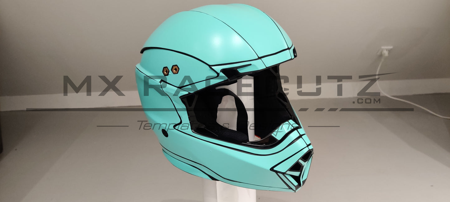 BELL MOTO 10 - SIZE MEDIUM & LARGE TEMPLATE