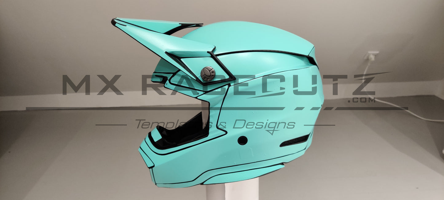 BELL MOTO 10 - SIZE MEDIUM & LARGE TEMPLATE