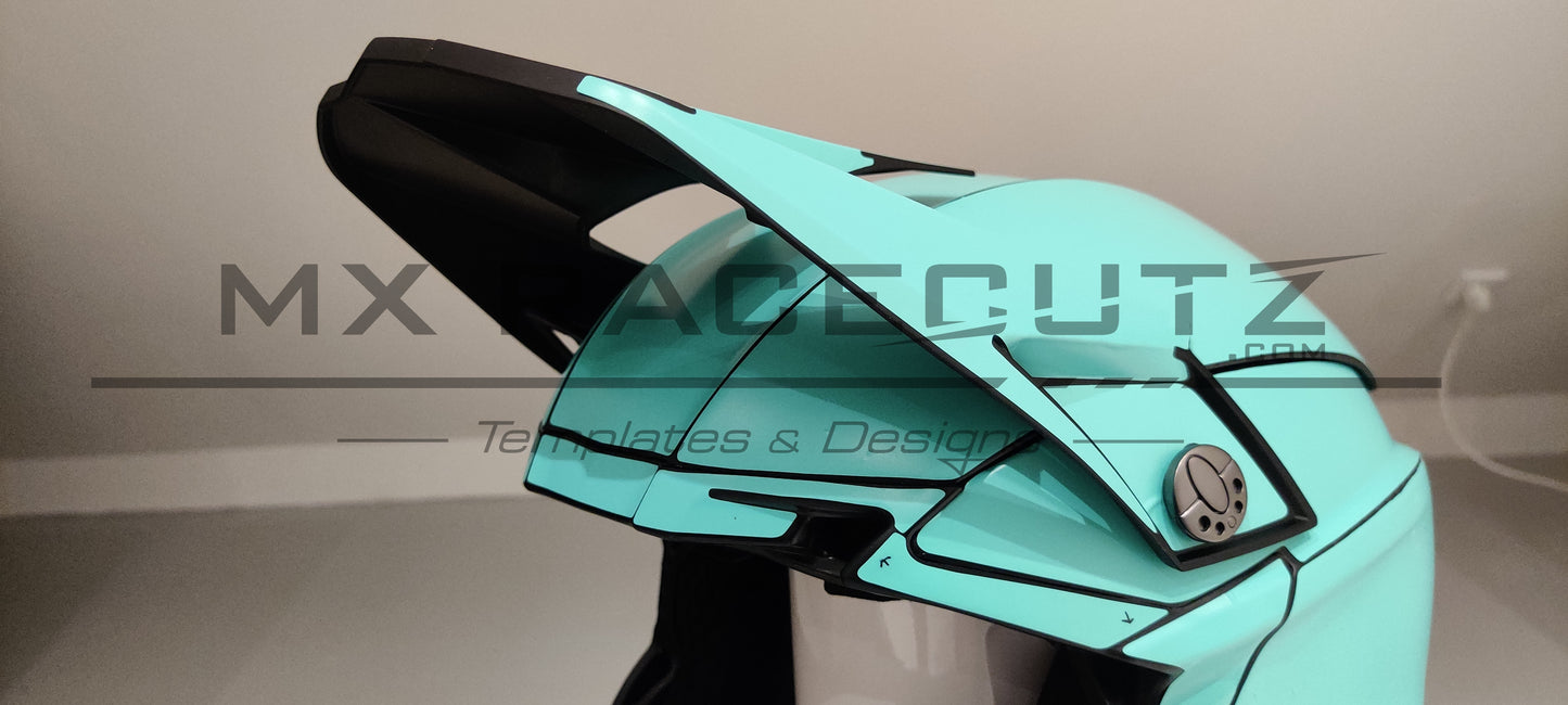 BELL MOTO 10 - SIZE MEDIUM & LARGE TEMPLATE