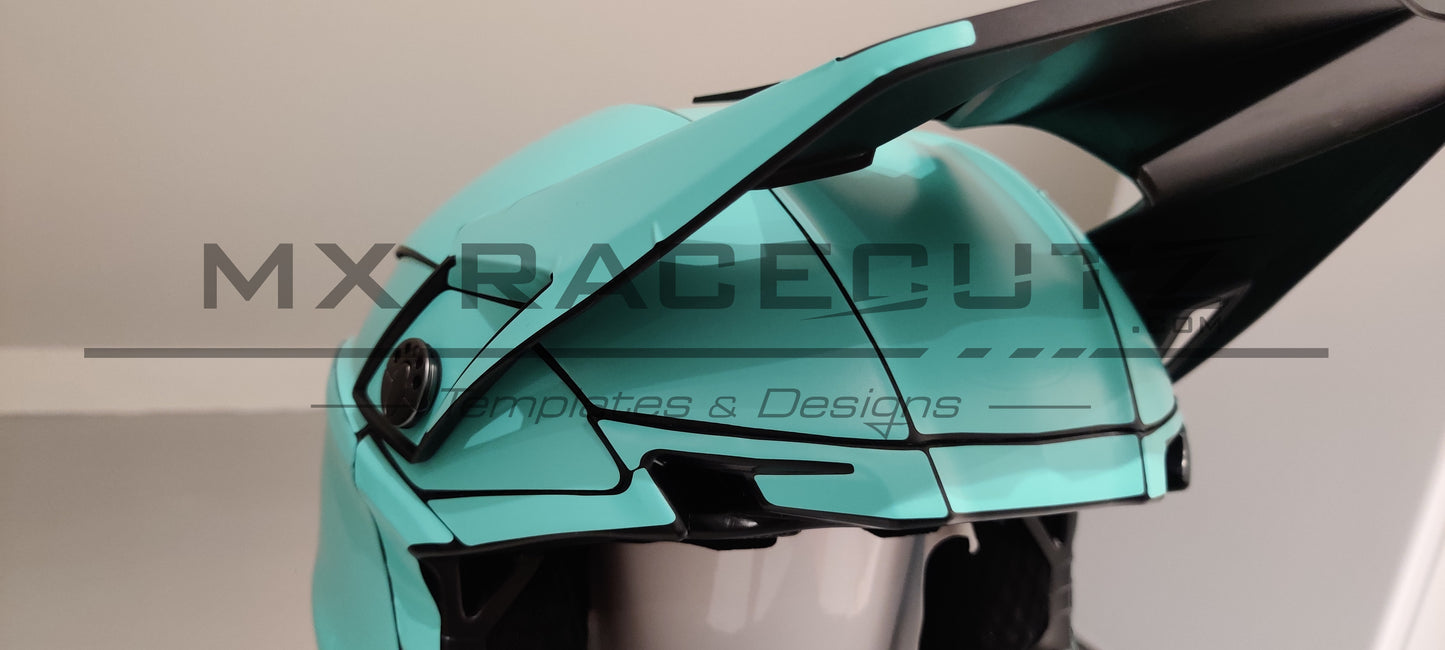 BELL MOTO 10 - SIZE MEDIUM & LARGE TEMPLATE