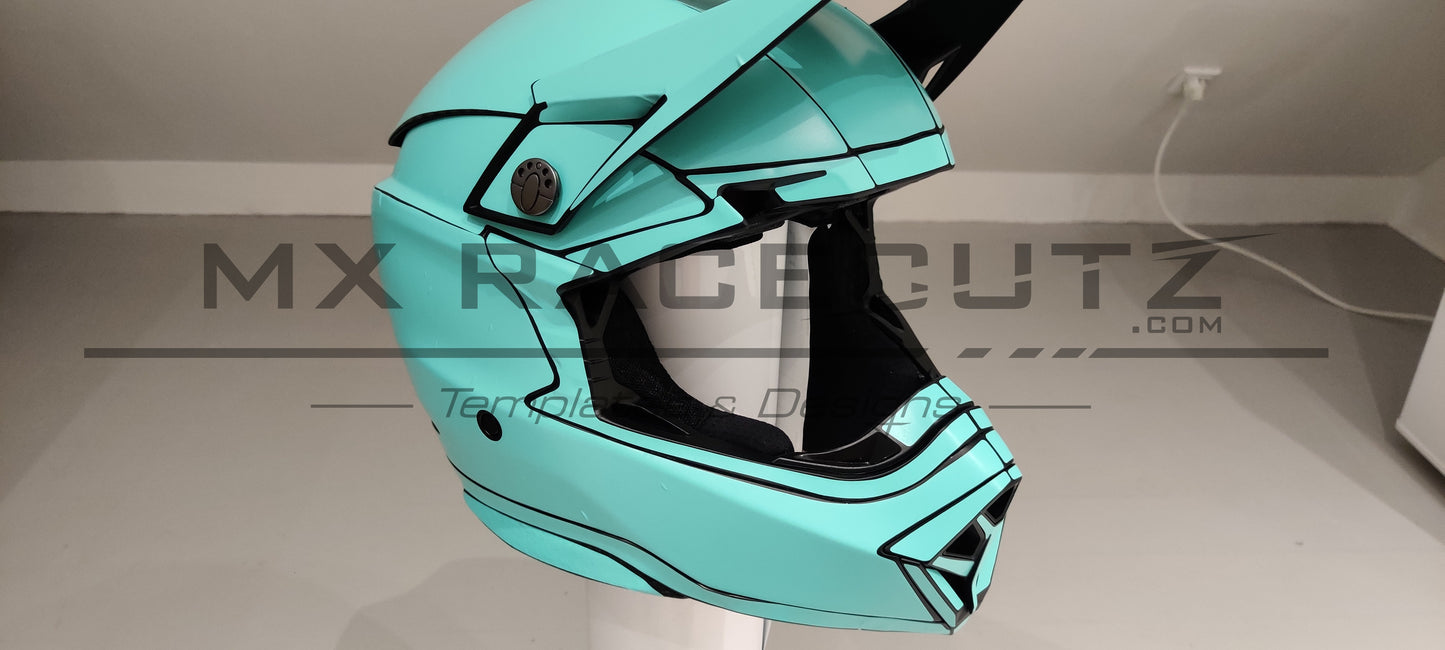 BELL MOTO 10 - SIZE MEDIUM & LARGE TEMPLATE