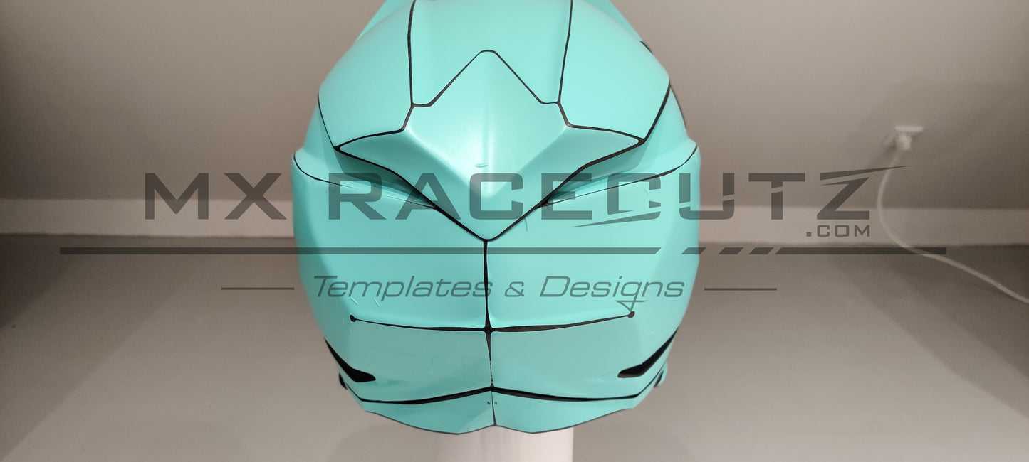 BELL MOTO 10 - SIZE MEDIUM & LARGE TEMPLATE