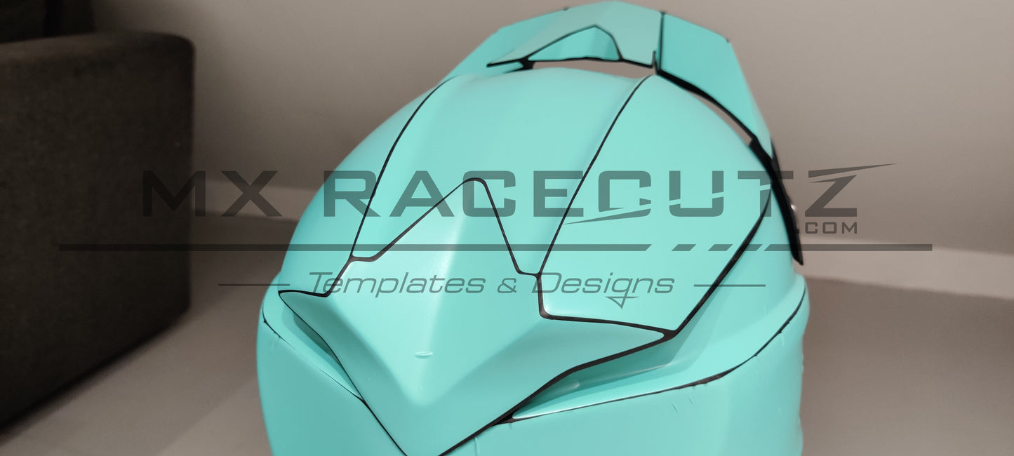 BELL MOTO 10 - SIZE MEDIUM & LARGE TEMPLATE