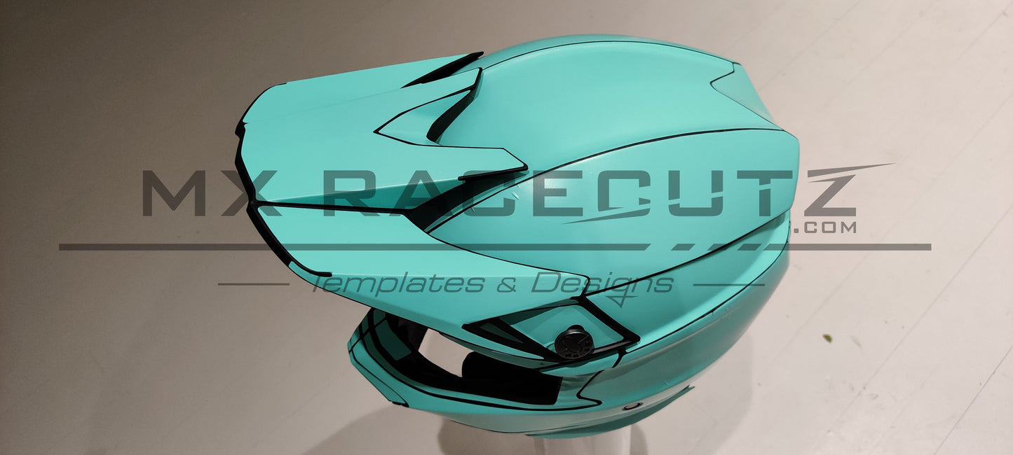 BELL MOTO 10 - SIZE MEDIUM & LARGE TEMPLATE