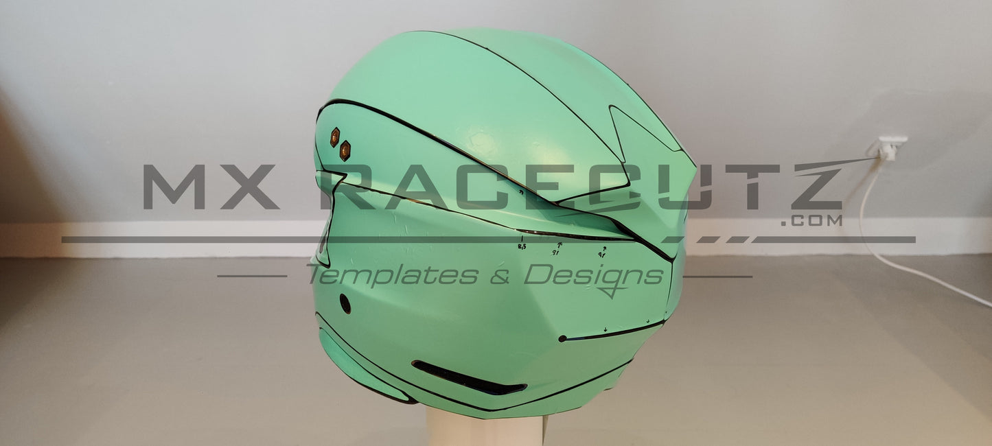 BELL MOTO 10 - SIZE XLARGE & XXLARGE TEMPLATE