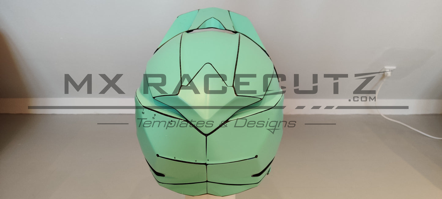 BELL MOTO 10 - SIZE XLARGE & XXLARGE TEMPLATE