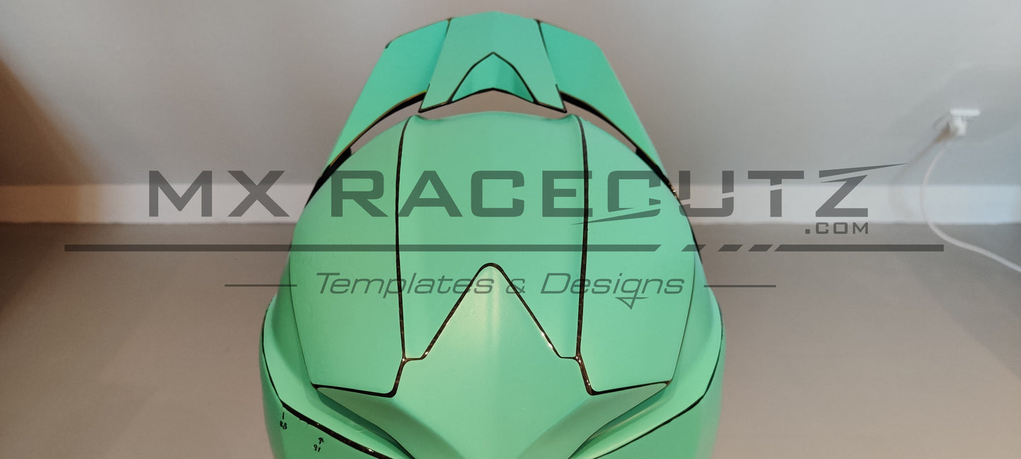 BELL MOTO 10 - SIZE XLARGE & XXLARGE TEMPLATE
