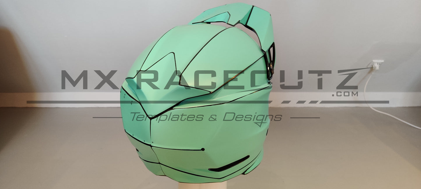 BELL MOTO 10 - SIZE XLARGE & XXLARGE TEMPLATE