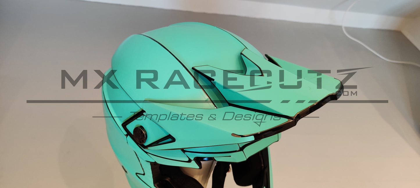 BELL MOTO 10 - SIZE XLARGE & XXLARGE TEMPLATE
