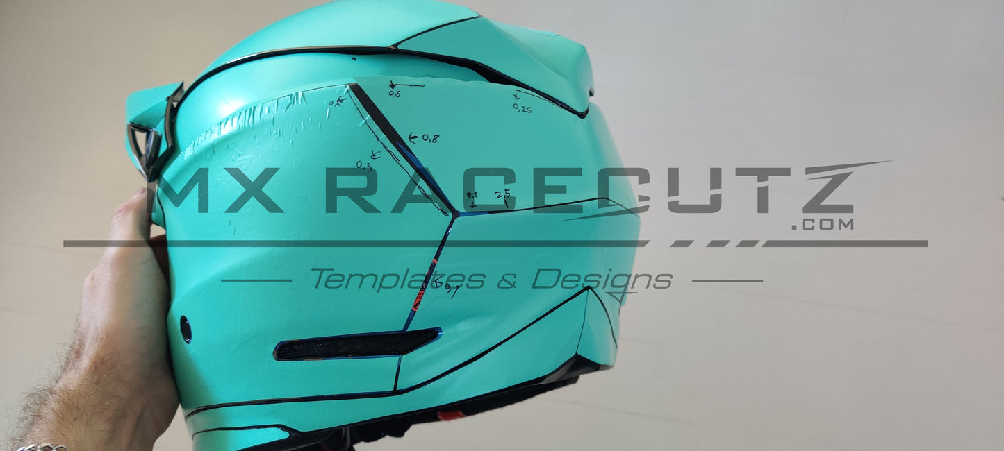 BELL MOTO 10 - SIZE XLARGE & XXLARGE TEMPLATE